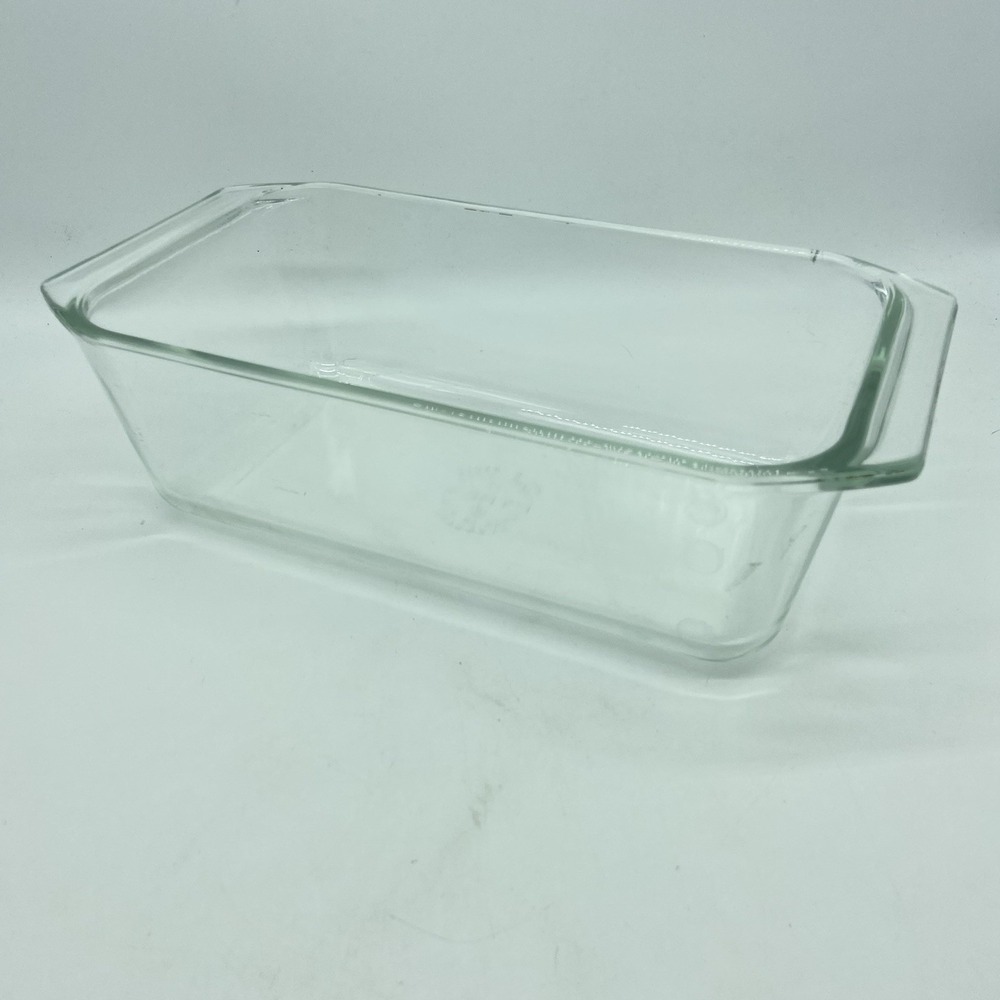 Pyrex Vintage Glass Loaf Pan Mid Century Minimalist Bakeware No Chips Or Cracks